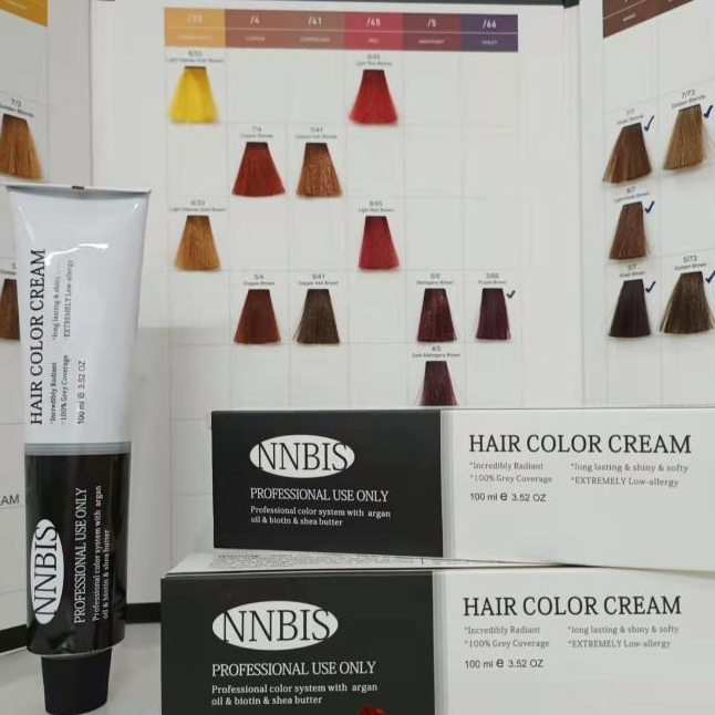 (COLOR ONLY) EXP 2026/2027 100ML NNBIS Hair Color Cream Hair Dye ...