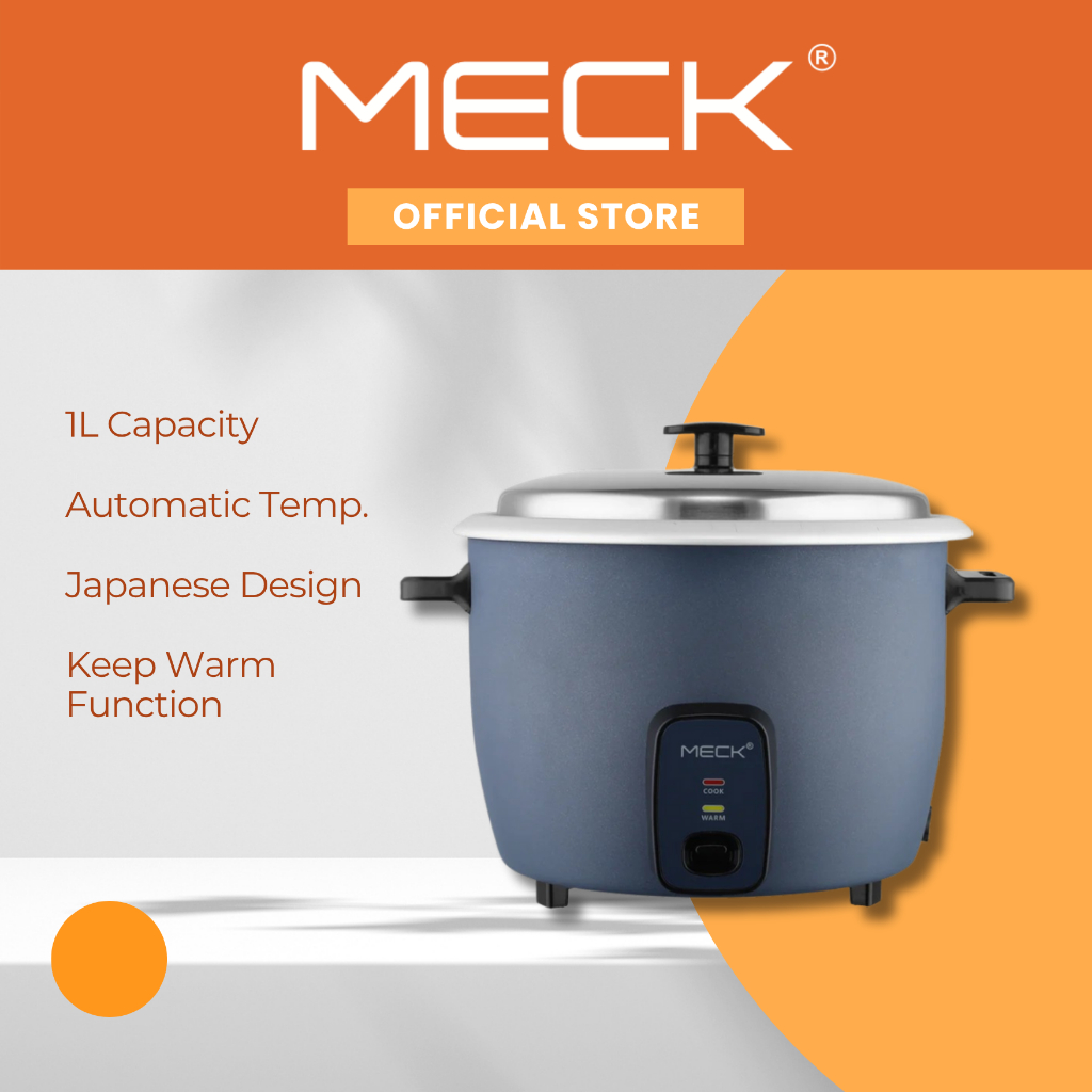 MECK MRC100WKG RICE COOKER 1L | Shopee Malaysia