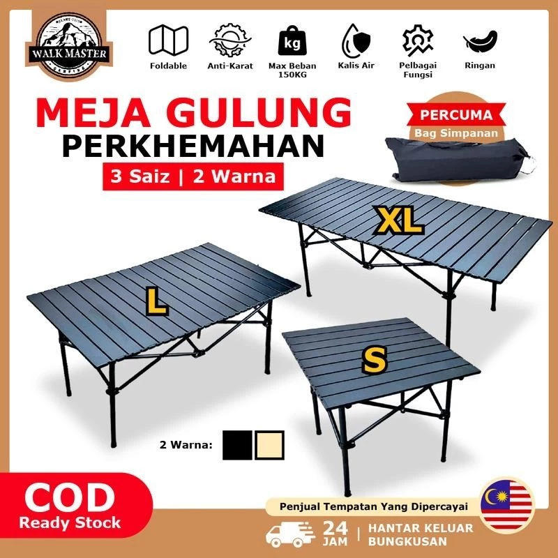 Meja camping portable