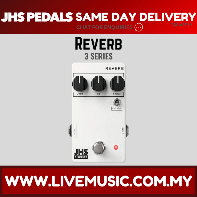 JHS 3 Series Reverb Guitar Effects Pedal | Shopee Malaysia