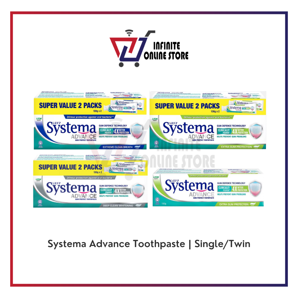 SYSTEMA Advance Toothpaste (Single / Twin) (Extra Gum Protection / Deep ...