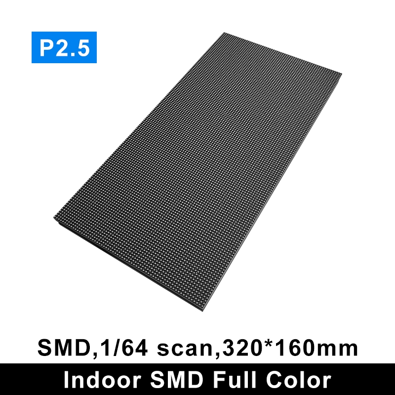 P2.5 Indoor Full Colour LED Display Panel Module 64x128 Pixels Size 160 ...