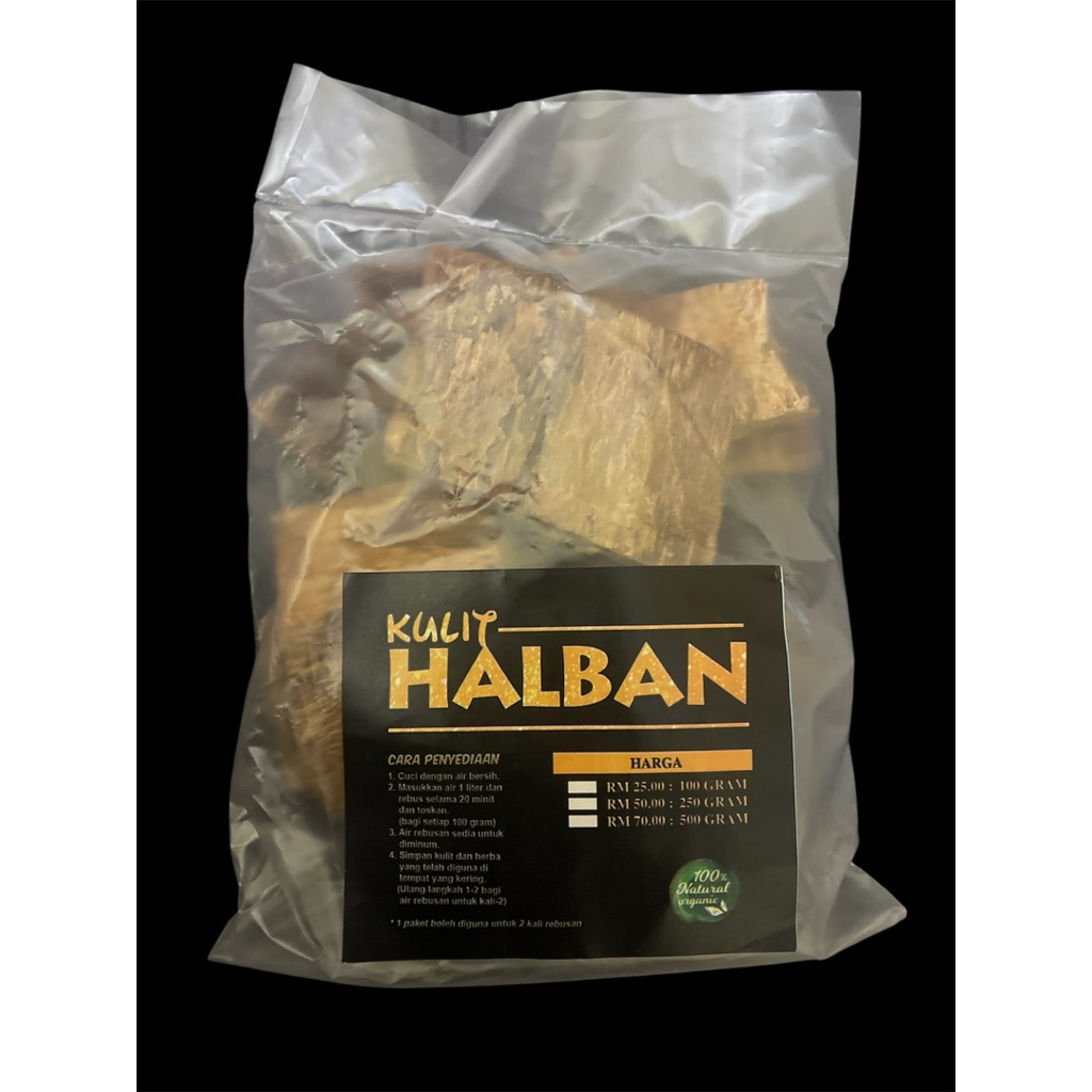 Herba Kulit Halban berkualiti tinggi 100gm | Shopee Malaysia