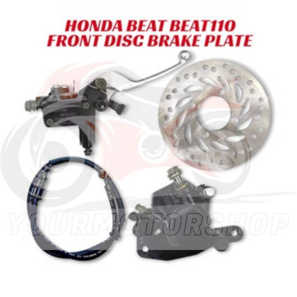 HONDA BEAT110 BEAT 110 FRONT DISC BRAKE PUMP SET FRONT BRAKE SYSTEM SET ...