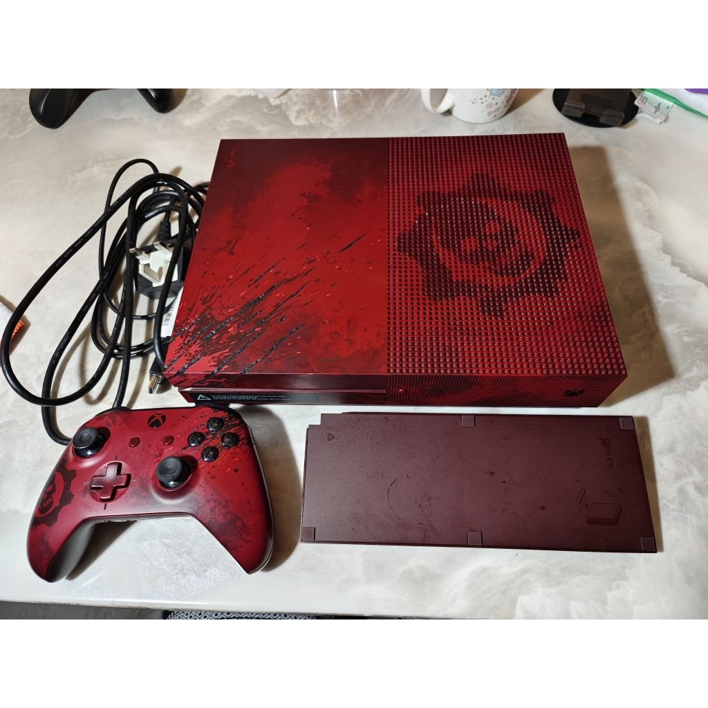 used-xbox-one-slim-1tb-limited-edition-gear-of-war-4-shopee-malaysia