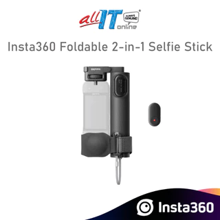 Insta360 Foldable 2-in-1 Selfie Stick (1/4" Mount) Remote Kit