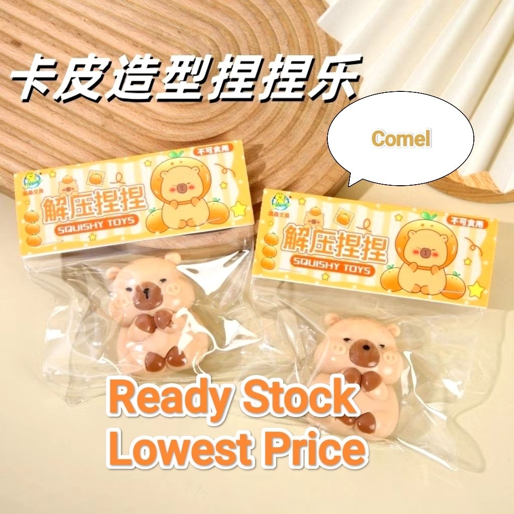 Kartun Capybara/Kuromi/Hello Kitty/Pikachu Squishy Mainan Squeeze Kanak ...