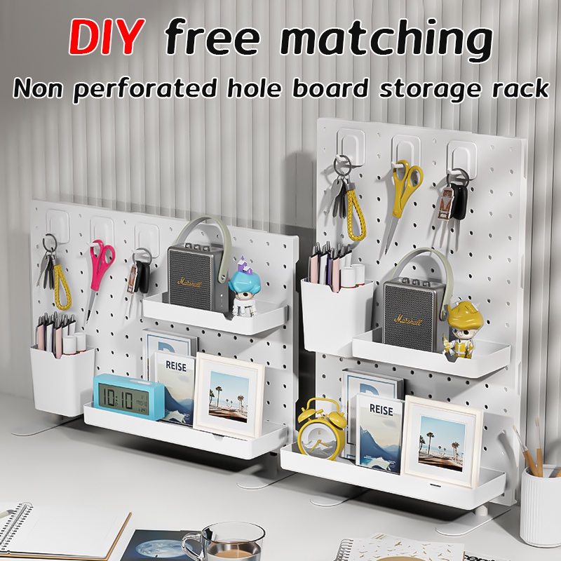 Pegboard Organizer Pegboard Wall Peg Board Organizer Perforated Display ...