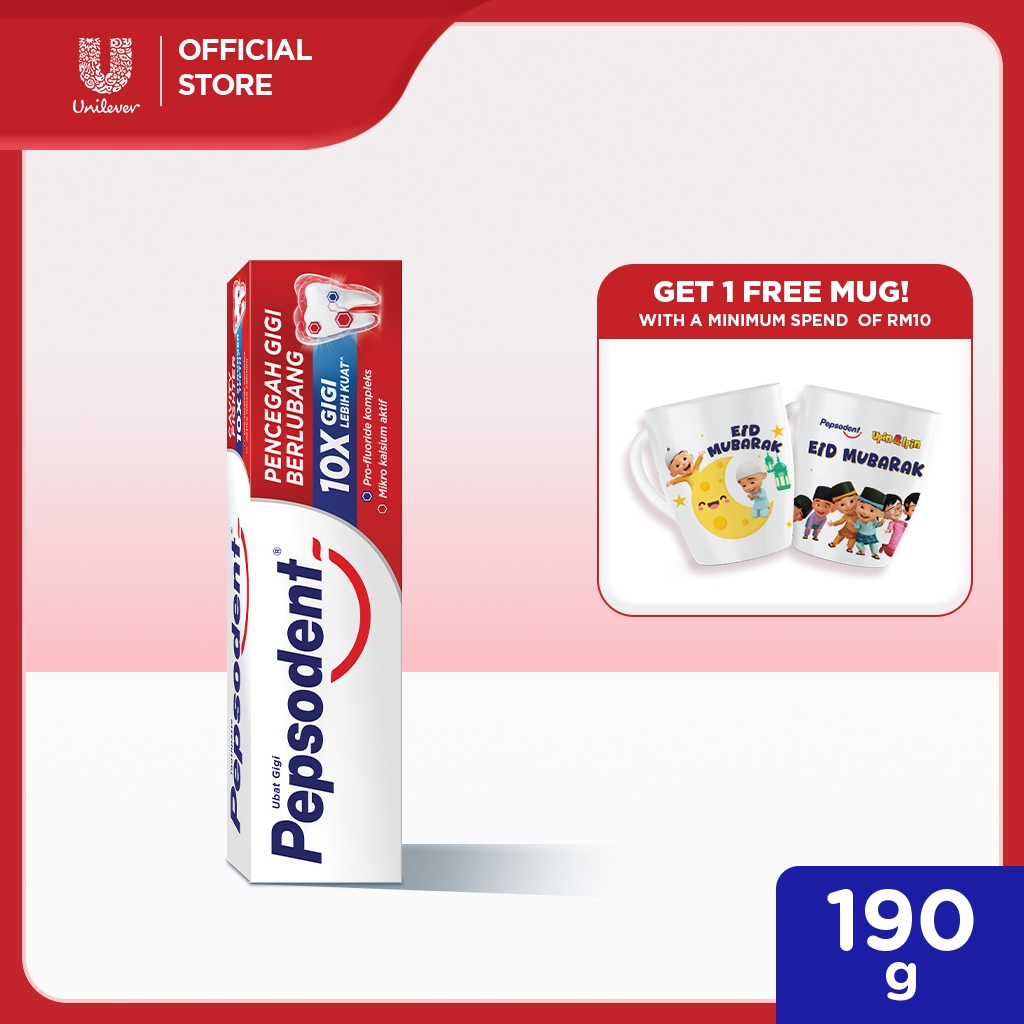[FREE Mug (Min Spend RM10)] Pepsodent Cavity Fighter Oral Care ...