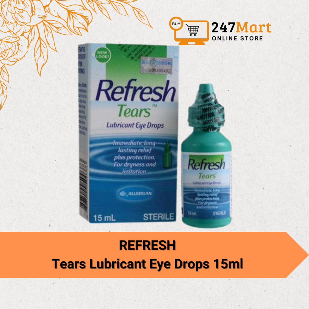 Refresh Tears Lubricant Eye Drops 15ml | Shopee Malaysia