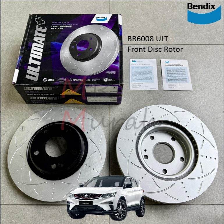 Bendix Ultimate BR6008 ULT Front Disc Rotor [Racing] Proton X50 depan ...