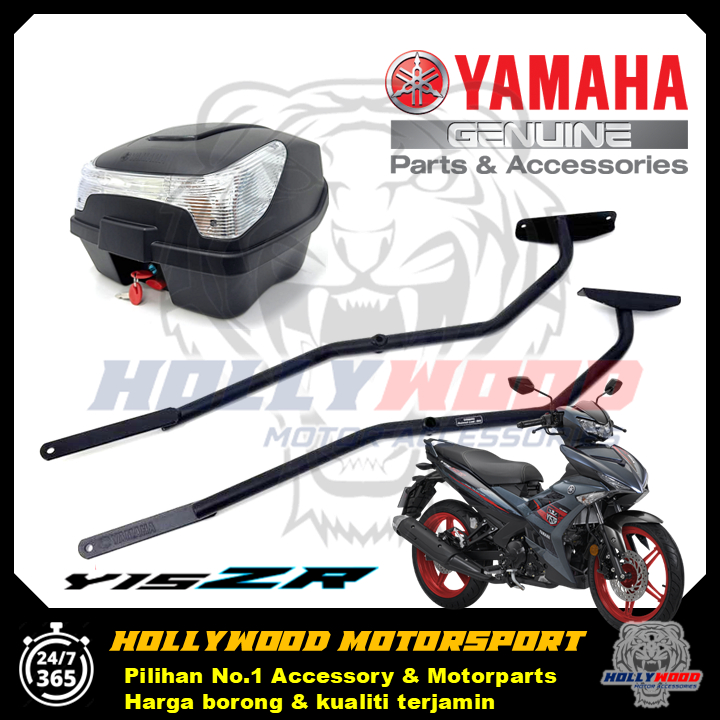 Y15ZR TOP BOX + MONORACK HEAVY DUTY COMBO SET SIAP ORIGINAL HONG LEONG ...