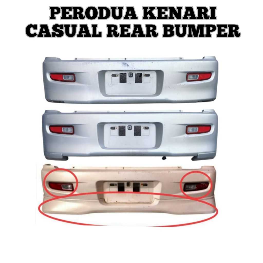 Rear Bumper / Bumper Belakang Perodua Kenari Rear Bumper / Bumper ...