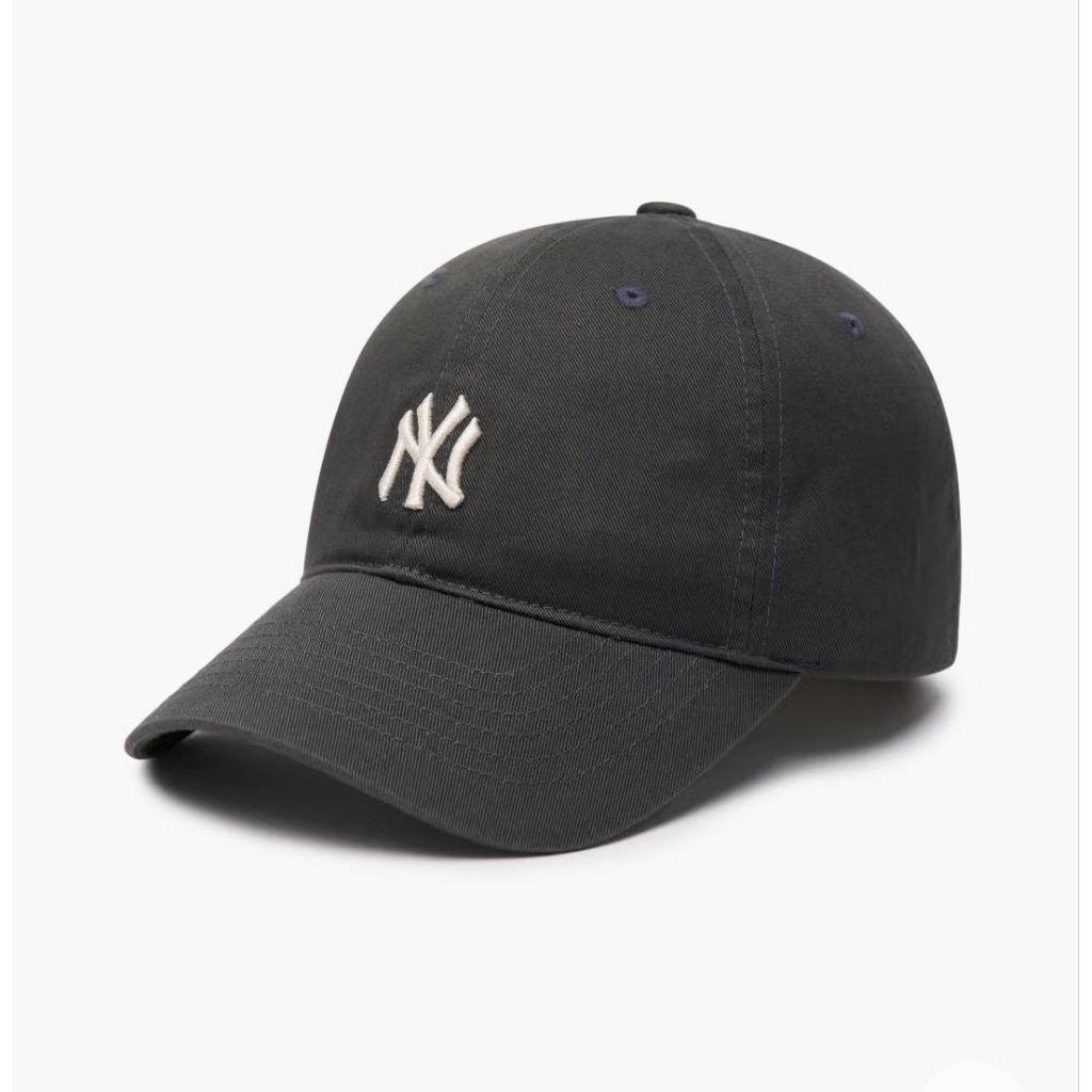 ◆MLB Korea◆ Premium Basic Small Logo Structure Ball Cap CL MLB Korea CP77 Unstructured Adjustable Ball Cap Man Women