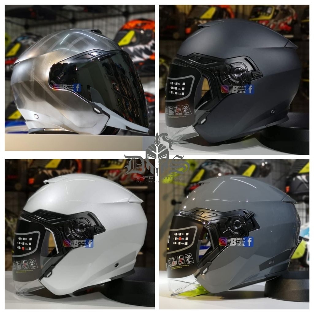 Original GSB G-263 Open Face Helmet | Shopee Malaysia
