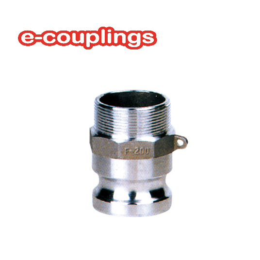 Aluminum Camlock Couplings (NPT/BSPT) Type F - Male Adapter x Male ...