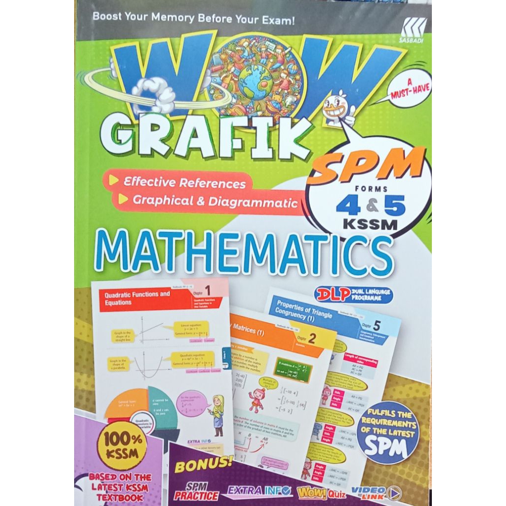 WOW GRAFIK SPM MATHEMATICS FORMS 4 & 5 KSSM | Shopee Malaysia