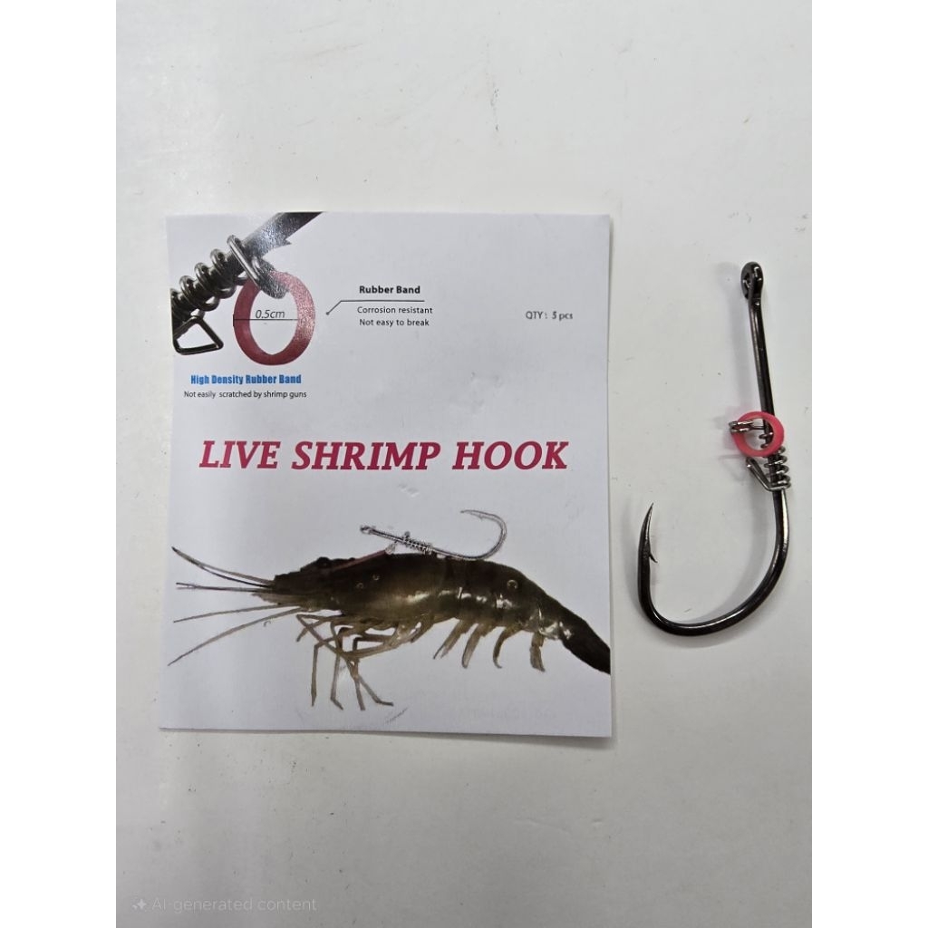 LIVE SHRIMP FISHING HOOK ( MATA KAIL UNTUK UMPAN UDANG HIDUP) | Shopee ...