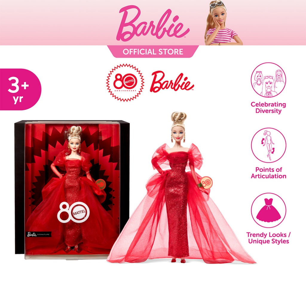 Barbie Signature Collectible Doll For Mattel 80th Anniversary