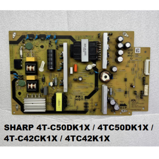 SHARP 4T-C50DK1X / 4TC50DK1X / 4T-C42CK1X / 4TC42K1X POWER BOARD ...