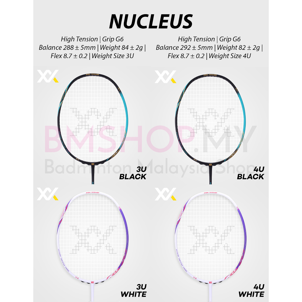 MAXX Racket Nucleus V3(Free Stringing Service, Free String Maxbolt ...