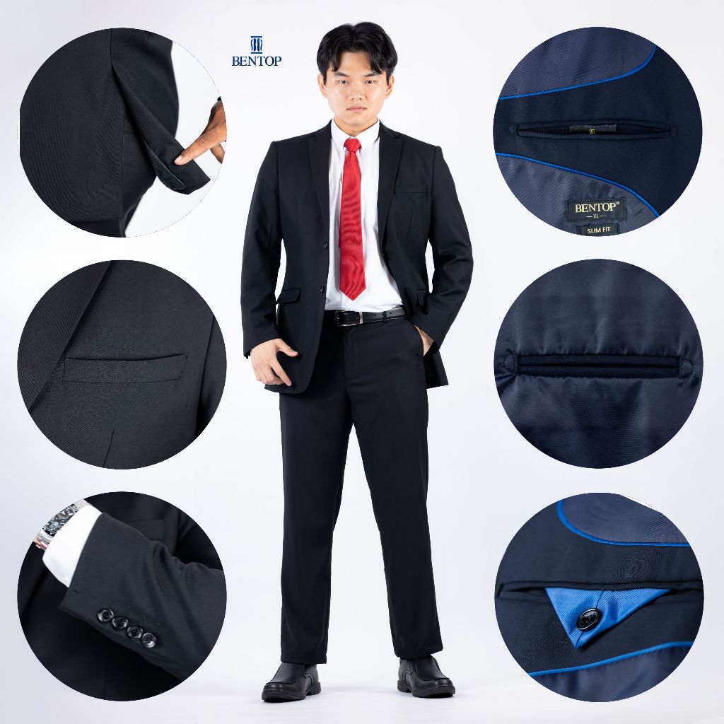 BENTOP Blazer Slim Fit JC007 | Shopee Malaysia