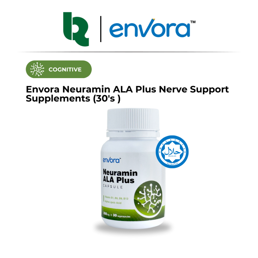 Envora Neuramin ALA Plus Support Healthy Nerves & Nerve Functions (30's ...