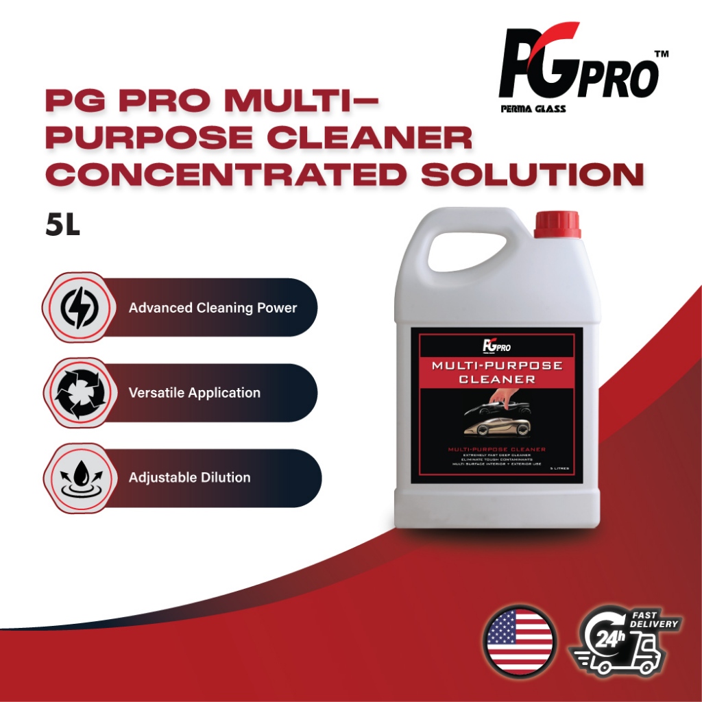 PG Pro Multi-Purpose Cleaner Concentrated Solution (5L) | Heavy-Duty ...