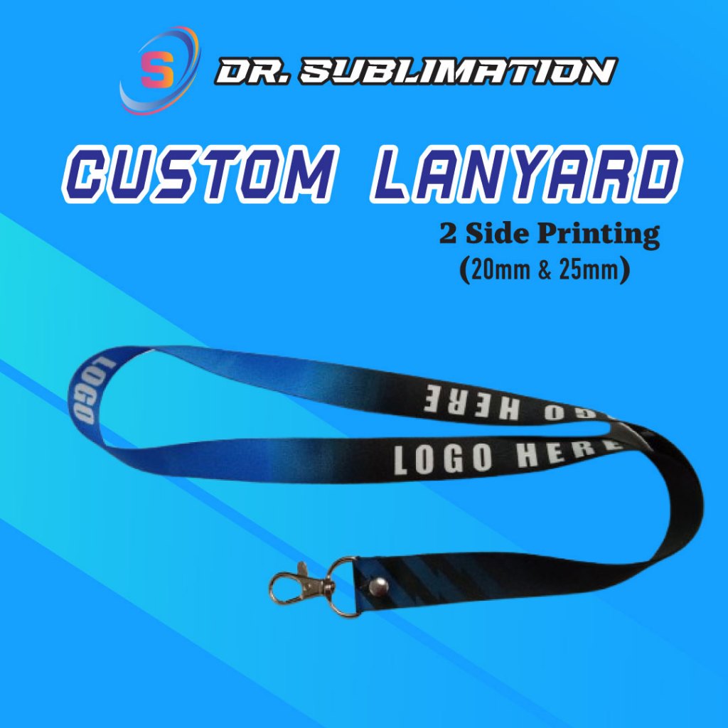 Lanyard Custom Design Colour 2 Side Printing 20mm / 25mm Spring Hook ...