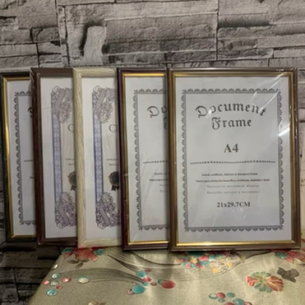 A4 Certificate Frame GLASS | Photo Frame | PHOTO DECO FRAME / DOCUMENT ...