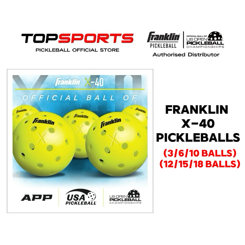 Velocity Pickleballs – USAPA-zertifiziert Für Turniere, 40 Löcher, Gelb, In Sets Mit 3, 6 Oder 12 Bällen