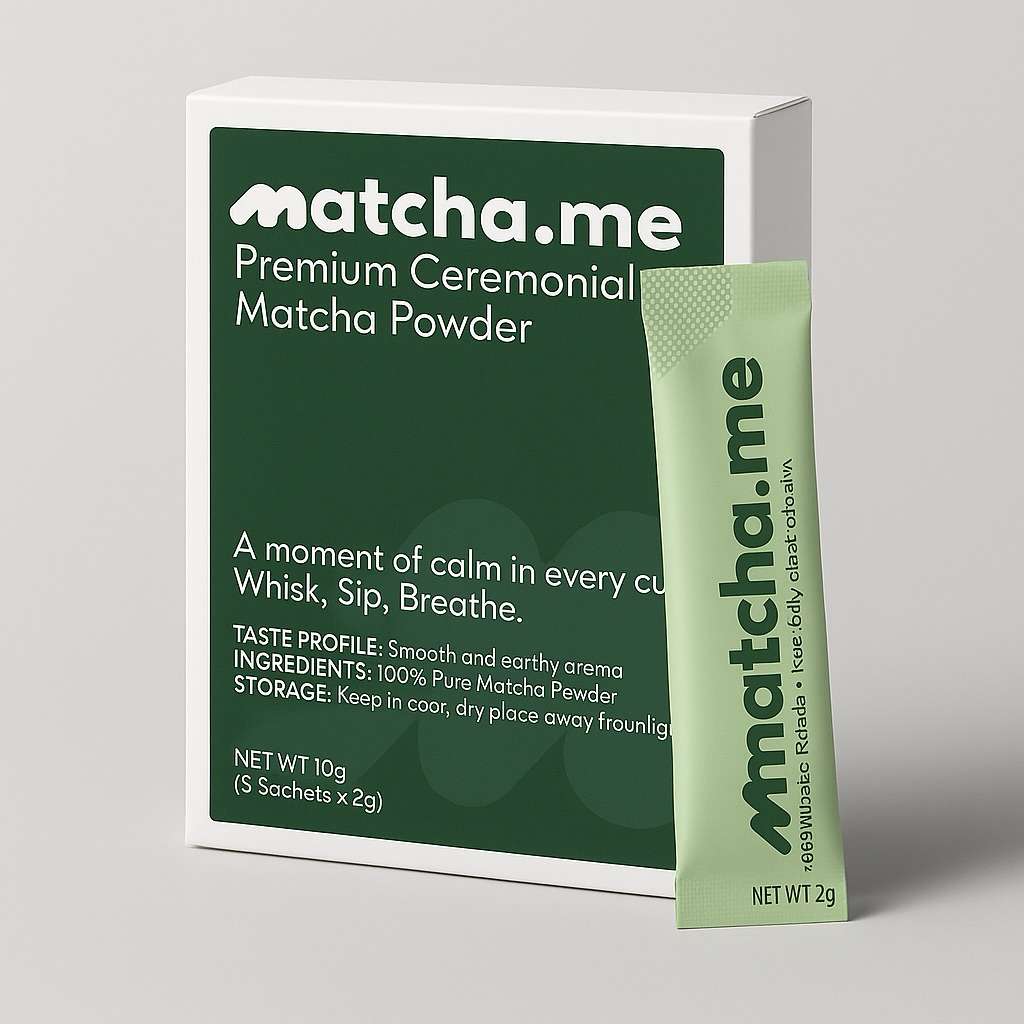 Matcha Powder Ceremonial Grade. Halal matcha powder. Sachet Drink. 2g x ...