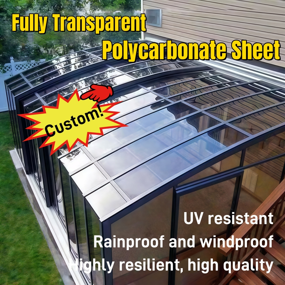 PC FLAT TRANSPARENT ROOF / ATAP CERAH LUTSINAR RATA 1/2mm POLYCARBONATE ...