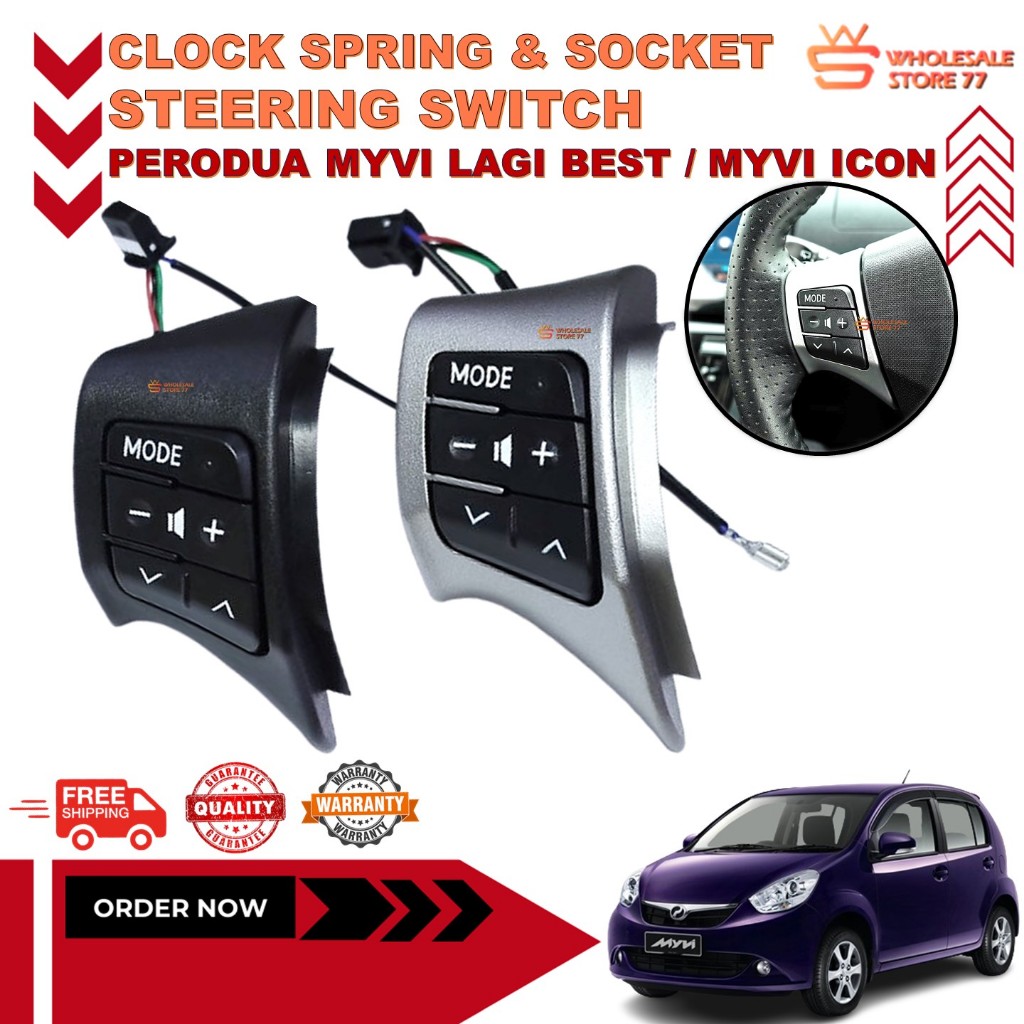 READY STOCK | PERODUA MYVI LAGI BEST / MYCI ICON CLOCK SPRING / SOCKET ...