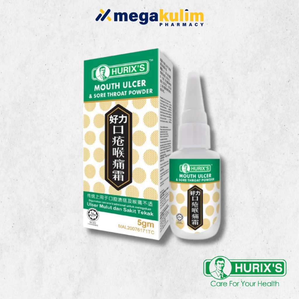 Hurix's Mouth Ulcer & Sore Throat Powder (5g) | Shopee Malaysia