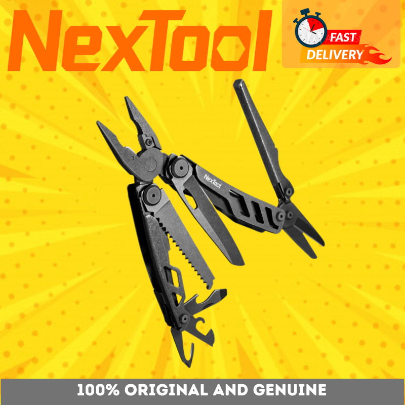 NexTool Flagship Pro NE20120 (Dark) 16-in-1 Steel Full Size Pliers ...