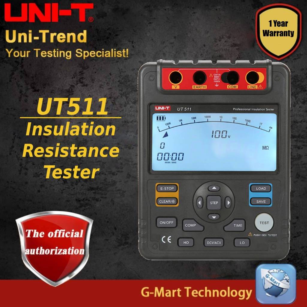 UNI-T UT511 Insulation Resistance Tester | Shopee Malaysia