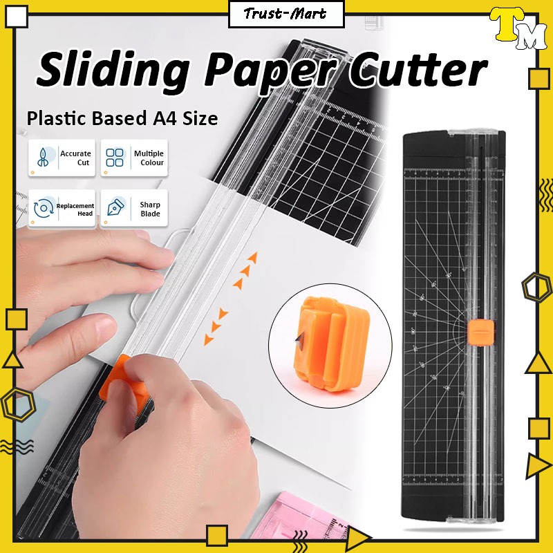 Paper Trimmer Cutter with Angled Guidelines A4 Paper Cutter School ...