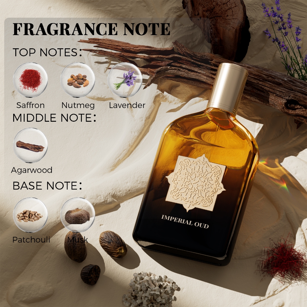 ZUOFUN Imperial Oud Perfume 100ML – Unisex Perfume Oriental Woody ...