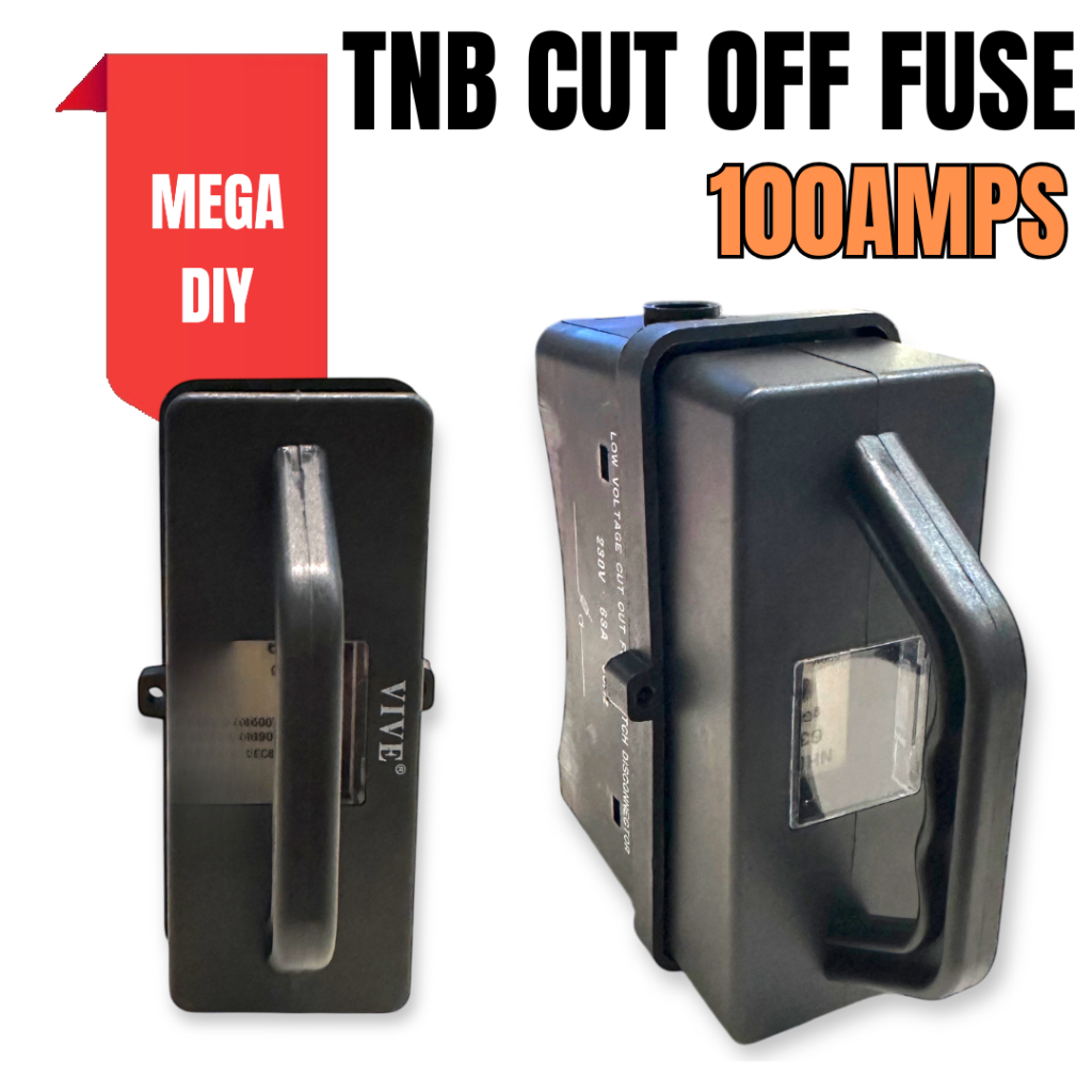 BAHAYA / MAXRENO TNB Cut Off Fuse 63AMPS / 100AMPS TNB METER USE Main ...
