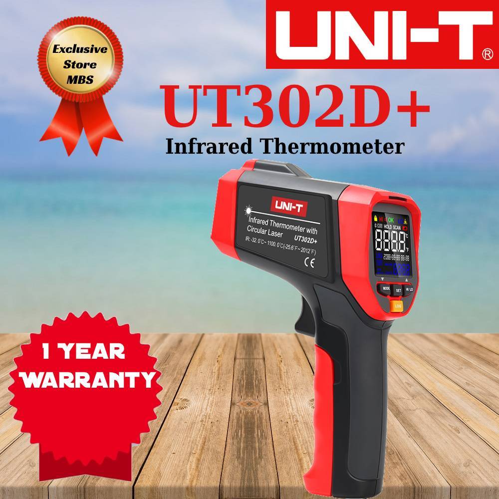 UNI-T UT302D+ Infrared Thermometers | Shopee Malaysia