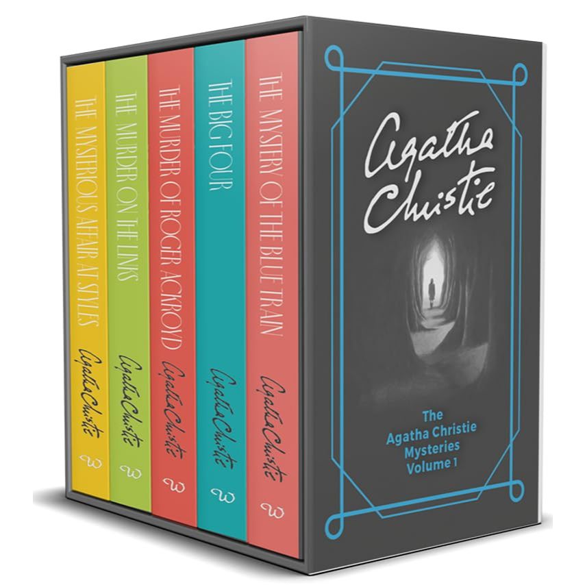 (100% Original) Agatha Christie Mysteries 5 Books Collection Set Vol 1 ...
