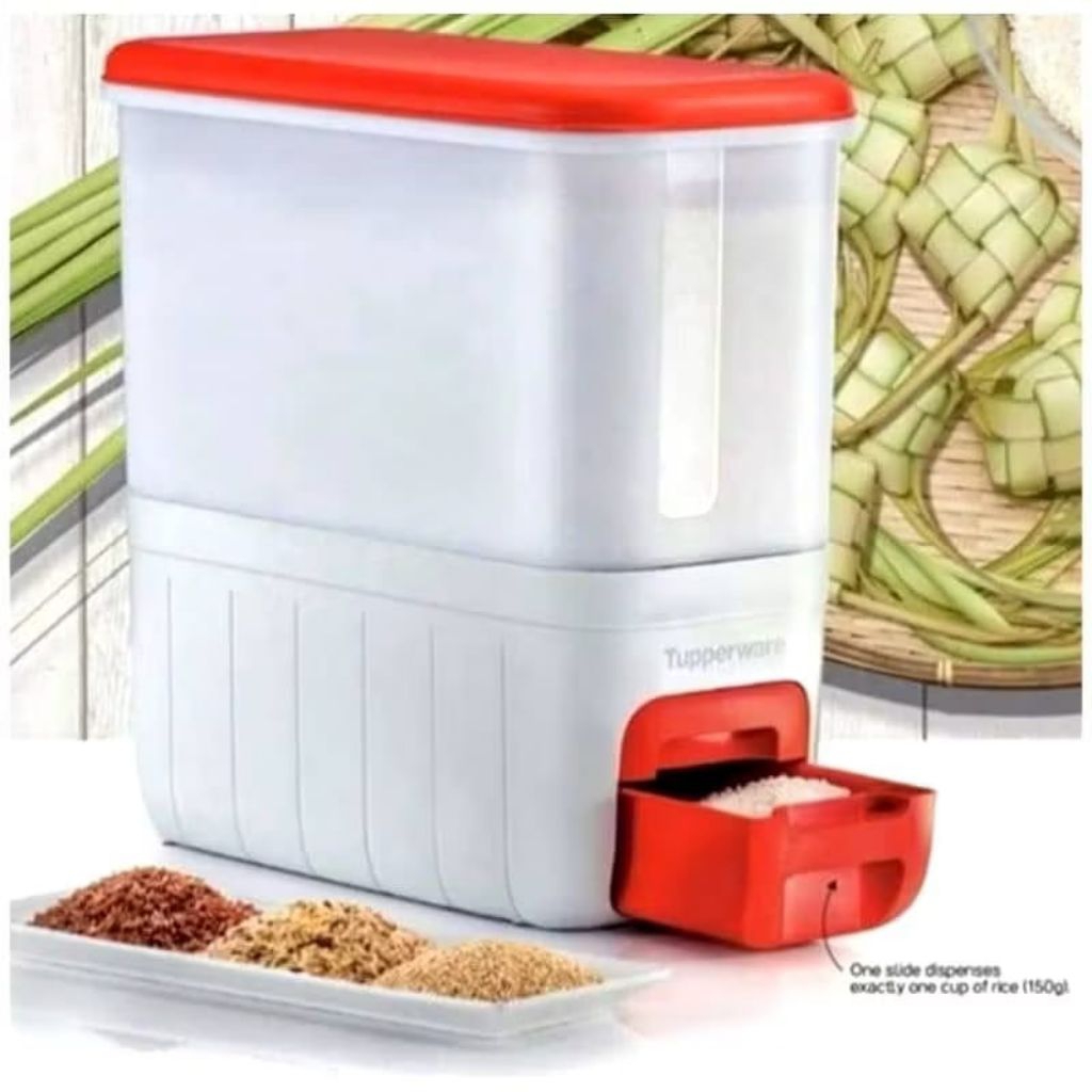 🔥RICE DISPENCER 10KG🔥💯ORI TUPPERWARE BRANDS💥 | Shopee Malaysia