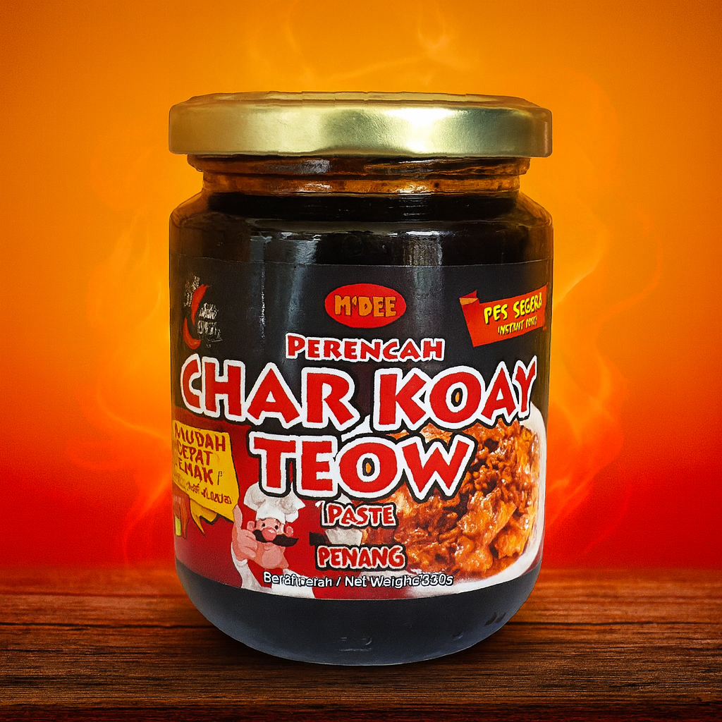 HALAL SEDAP VIRAL Perencah Char Koay Kuey Teow Penang 250g - BOTOL KACA ...