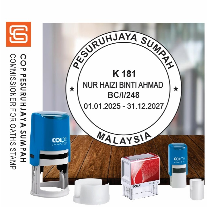 COP PJS - PESURUHJAYA SUMPAH (COLOP R17 | R50 | P30 | P40) | COLOP ...