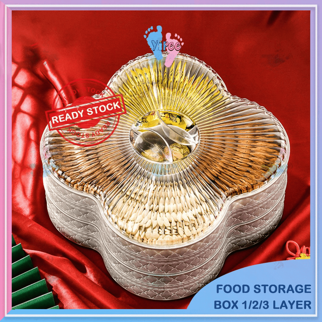 Balang Kuih Raya Storage 1 Layer 2 Layer 3 Layer Luxury Storage Bekas ...