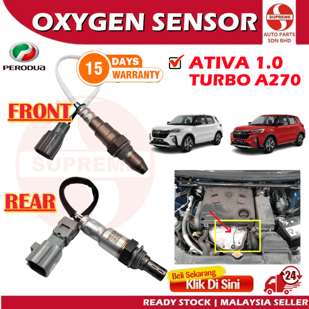 S2U Front Rear Oxygen Sensor O2 Sensor Exhaust Perodua Ativa 1.0 Turbo ...