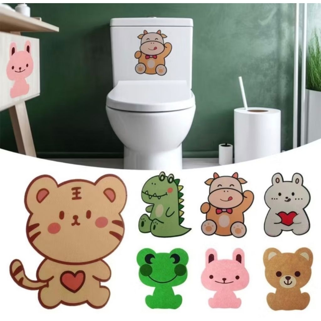 1Pc Cartoon Toilet Fragrance Sticker Deodorant Pad Cute Family DIY ...