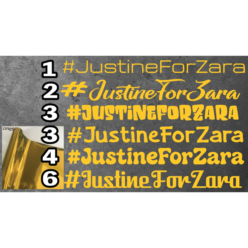 JUSTICE FOR ZARA STICKER Die Cut Sticker | Shopee Malaysia