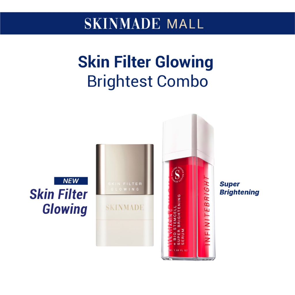 SKINMADE Skin Filter Glowing Brightest Combo (GLOWING+ INFINITEBRIGHT ...